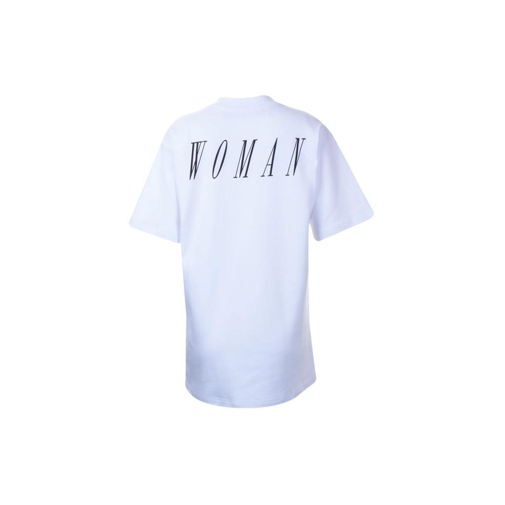 Off-White T-shirt a maniche corte con logo a freccia colorata Top da donna Bianco OWAA072R20H841280130