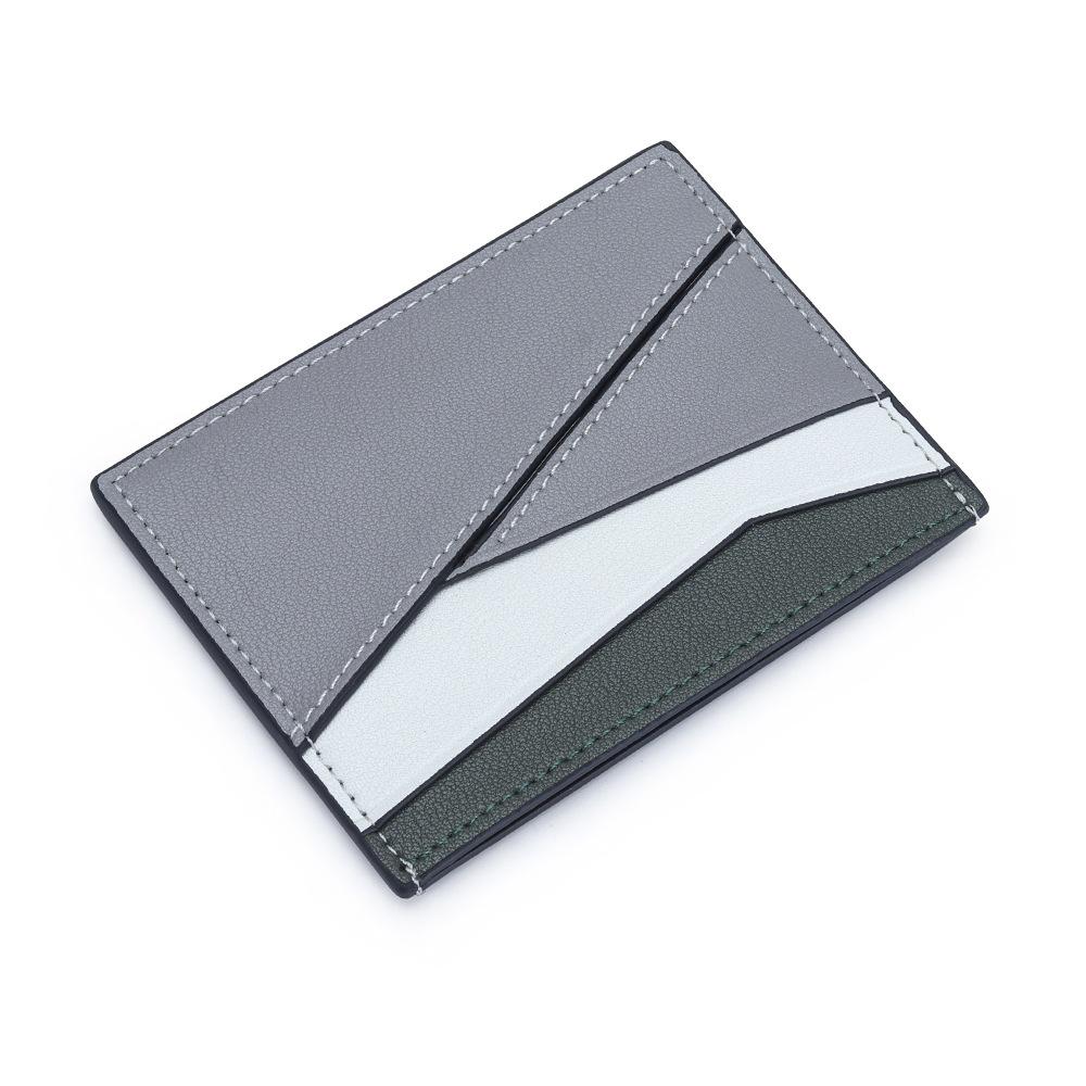Credit Card Wallet Super Slim Card Holder Genuine Leather Wallet for Man and Women with 4 Card Slots and 1 Coin Pocket