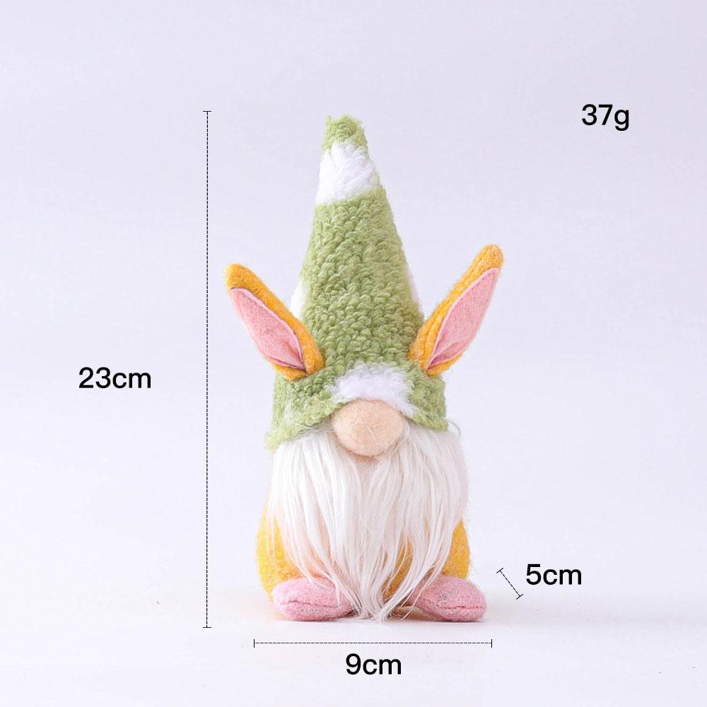 Easter Faceless Doll Ornaments Desktop Cartoon Rabbit Doll Decorations Holiday Decorations Scene Layout