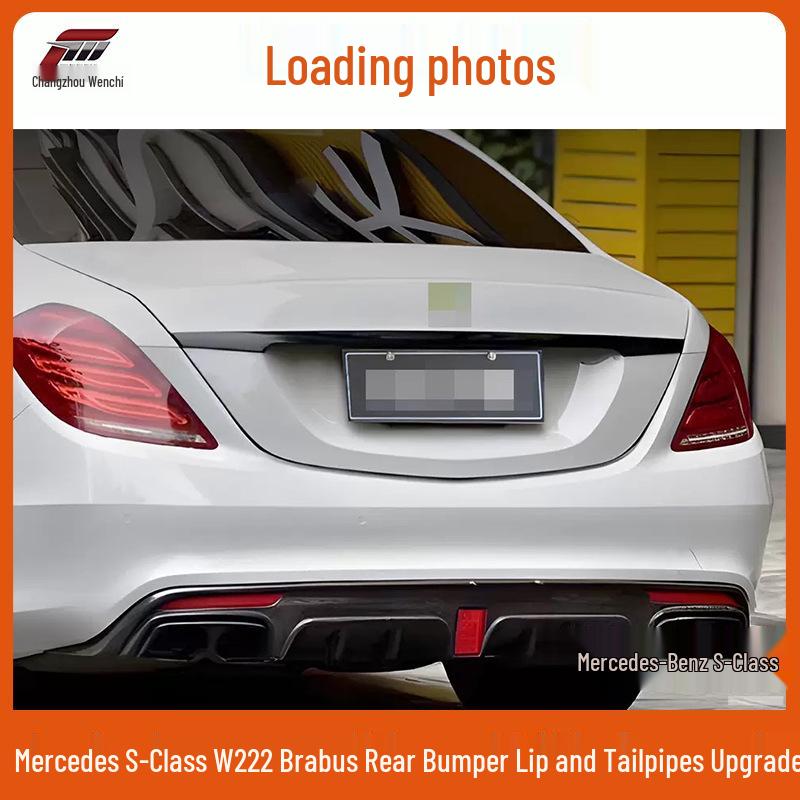 Brabus Rear Diffuser & Tailpipe Kit for 2014-2017 Mercedes-Benz S-Class W222