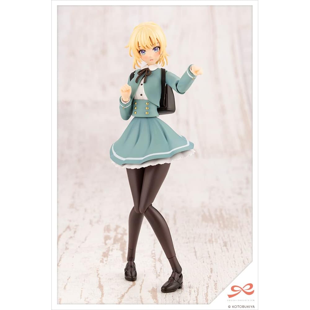 Sosai Shoujo Niwa Saeki Ritsuka Winter Uniform 1/10 Scale Plastic Model Approximately 157mm