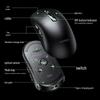 UGREEN Lightweight G908 Rechargeable Gaming Mouse, Black, Triple-Mode
