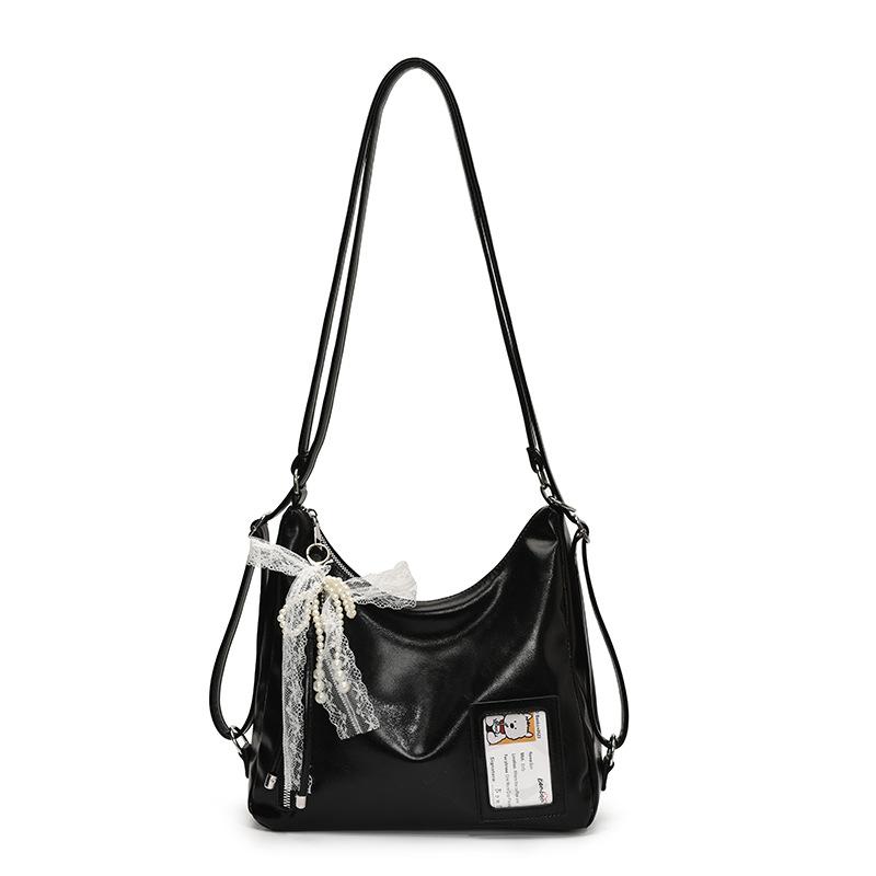 

Новая модная наплечная сумка Женский универсальный рюкзак чёрный