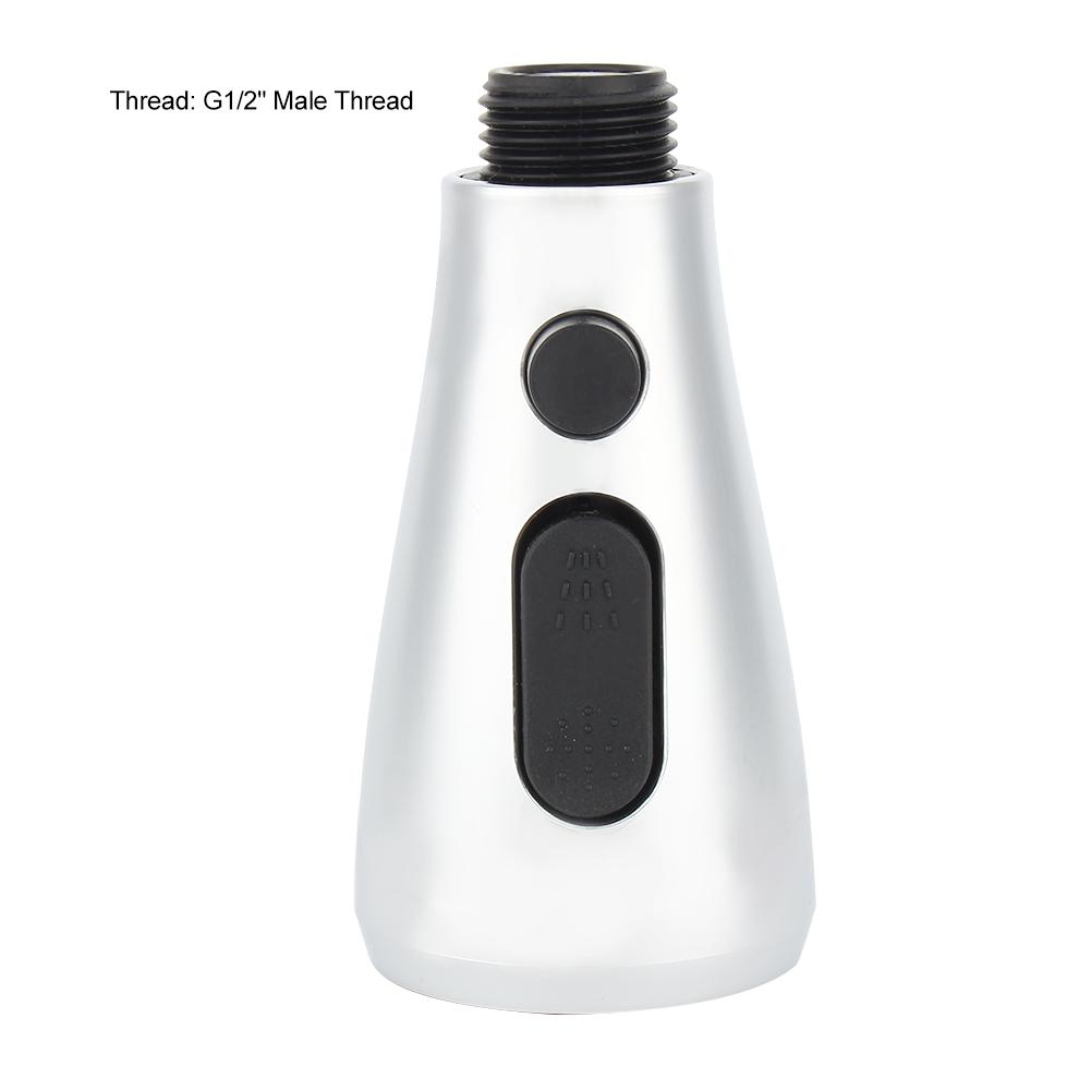 G1/2" Home Kitchen Sink Pull Out Water Faucet Spray Head Nozzle Spout Replacement Accessories