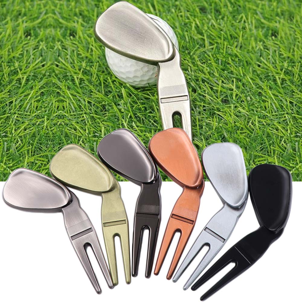 Spacecraft Golf Ball Fork Zinc Zinc Zinc Alloy Golf Ball Marker Golf Green Fork  Mark Location