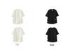 Men's Summer Two-Piece Loose Bamboo Pattern Heavyweight T-Shirt