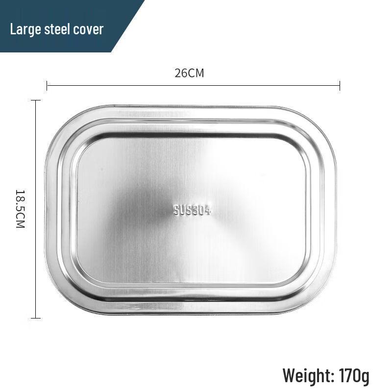 304 Stainless Steel Divided Meal Tray & Lunch Box