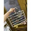 1/2/3 Hair Claw Hair Accessory Organizer Rack, Wall Mounted Large Capacity Multi-Layer Dorm Hair Clips and Headbands Storage Holder