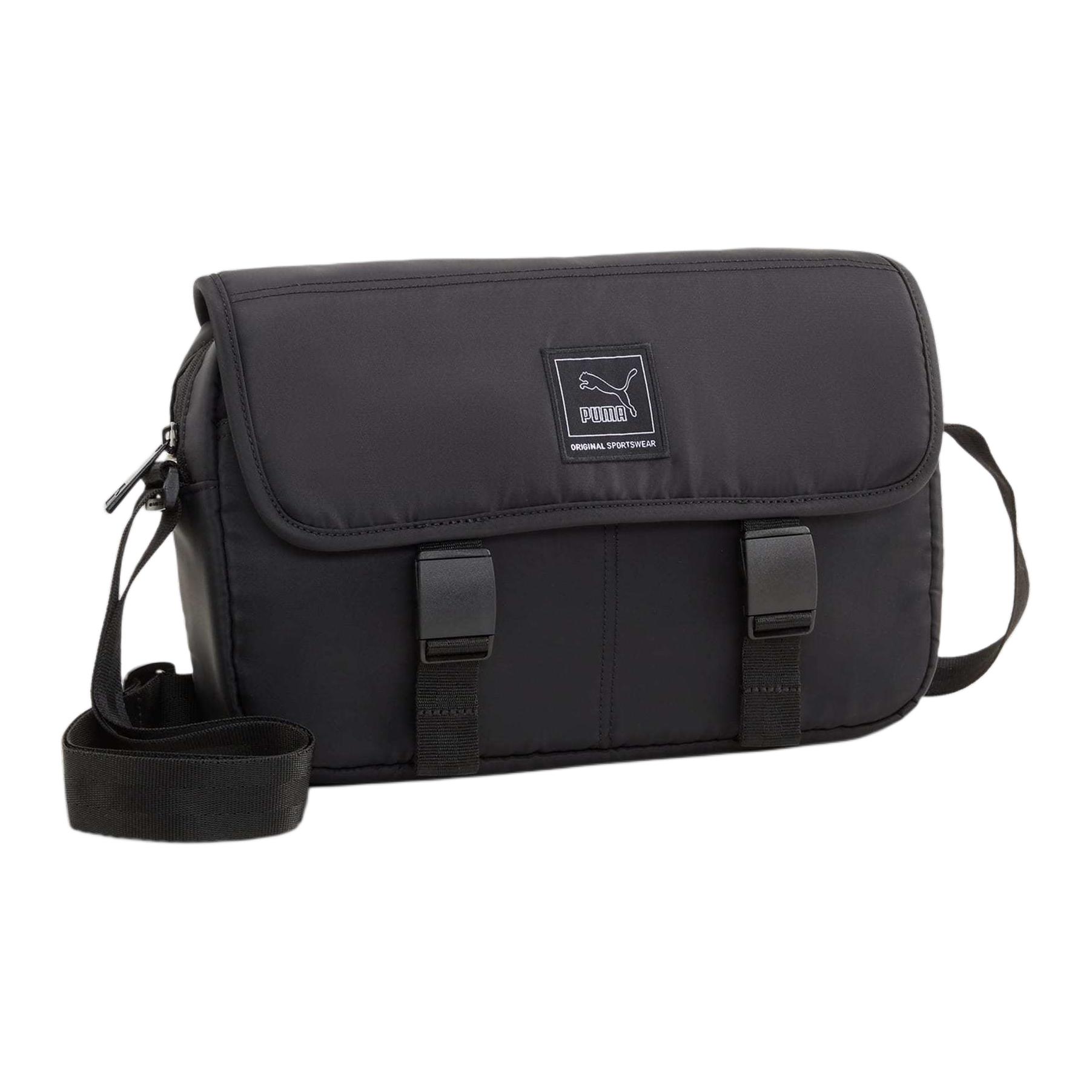 Puma Classics 4.5L Fashion Casual Versatile Polyester Messenger Shoulder Bag Regular Men bags Black 090582-01 Black