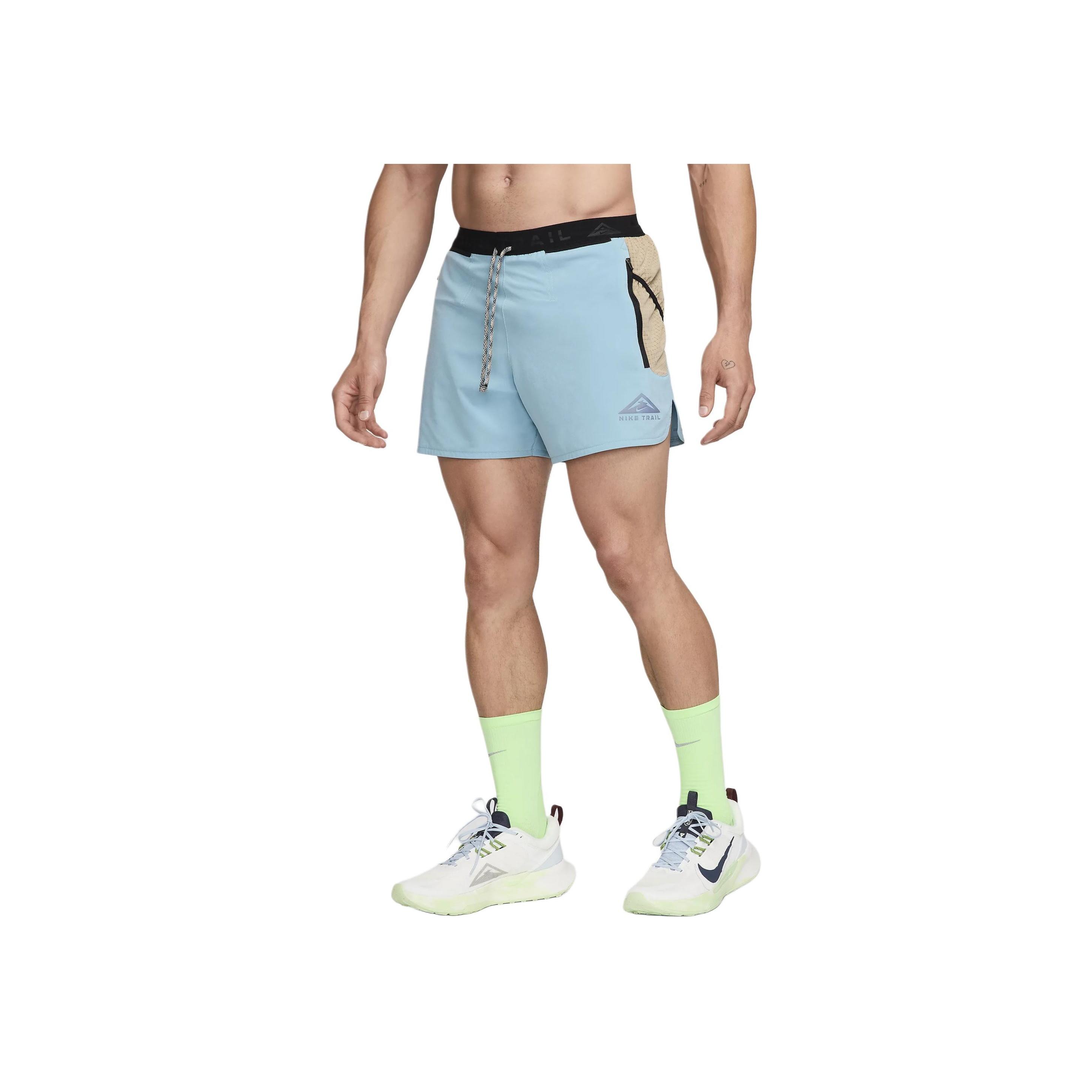 

Nike Trail Second Sunrise Dri-FIT Outdoor Casual Elastic Waist Logo Print Sports Shorts Men shorts Denim-Blue DV9311-464 S