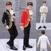 Child Boy Prince Costume With Luxurious Gold Flower Details Perfect For Fairytale Themed Events