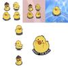 Cute Artistic Duck Brooch Playful Metal Pin For Fashionable Outfits And Bags