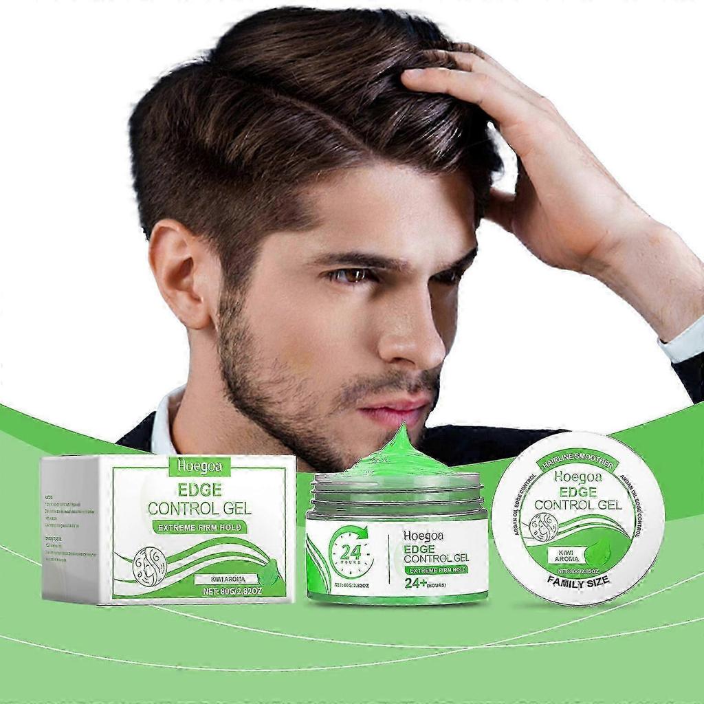 2025 Hoegoa green kiwi styling gel styling, long-lasting bangs, natural styling, refreshing oil control gel
