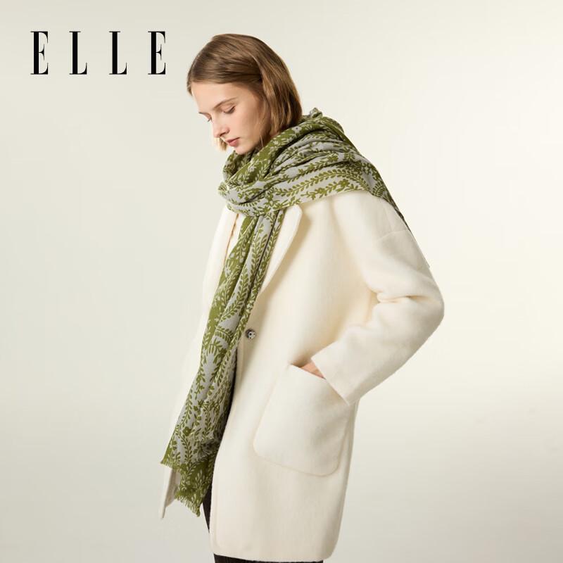ELLE Women's 100% Pure Wool Scarf & Shawl Gift Box