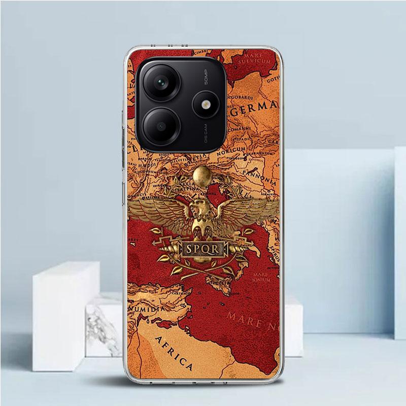 

SPQR Roman Imperial Legionv Soft Cover for Xiaomi Redmi Note 15 14 13 12 Pro Plus Phone Case 14S 11S 11T 11E 10S 10 4G Pattern S Redmi Note 10 4G