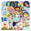 50Pcs Cartoon Le Petit Prince Graffiti Stickers Decals Suitcase Laptop Computer Water Cup Guitar Decoration Diy Kid Classics Toy