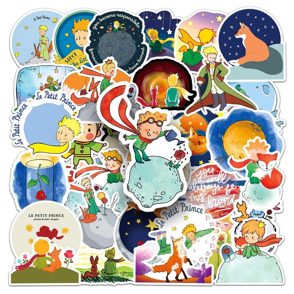 50Pcs Cartoon Le Petit Prince Graffiti Stickers Decals Suitcase Laptop Computer Water Cup Guitar Decoration Diy Kid Classics Toy