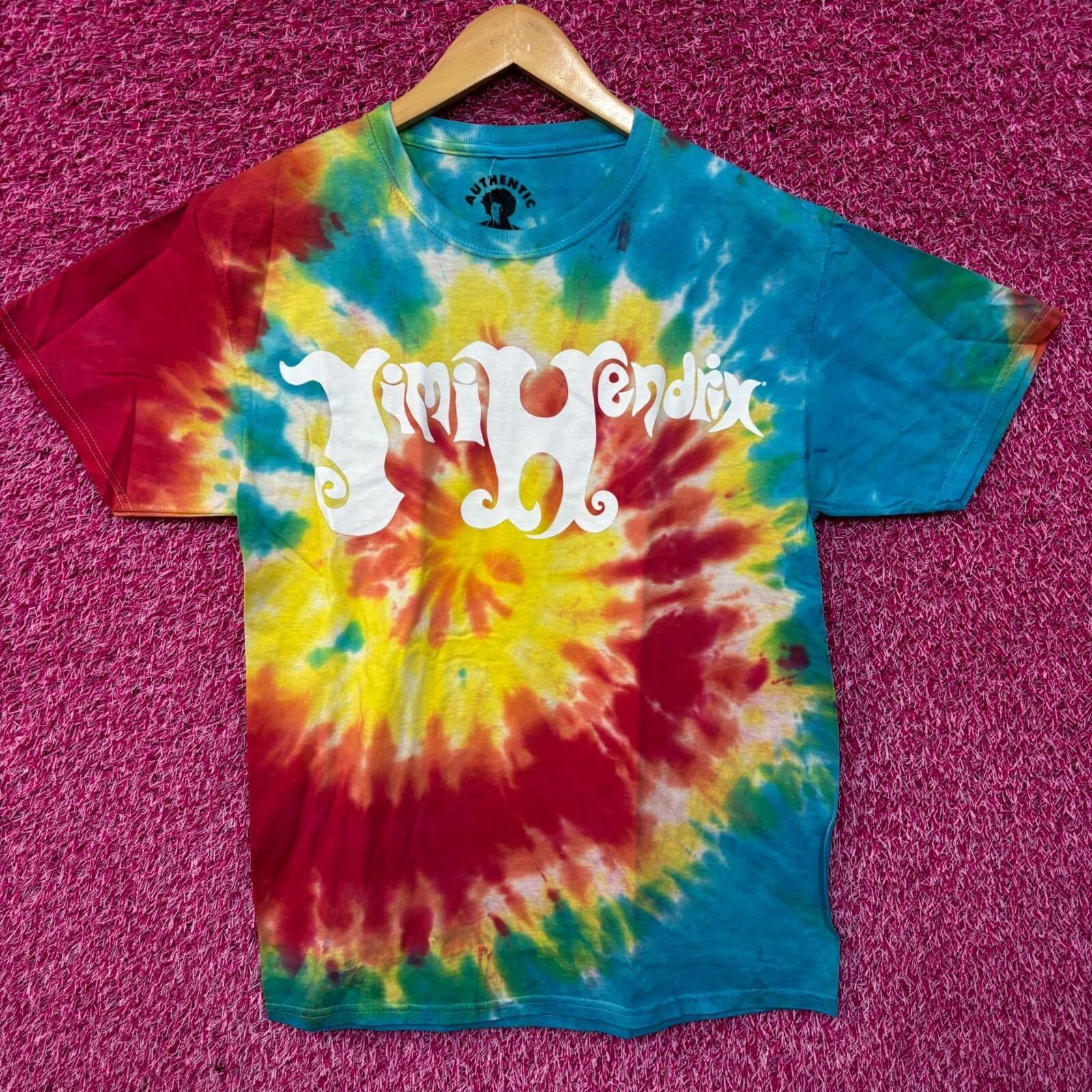 Jimi Hendrix Spell Out Psychedelic Rock Legend Tie Dye M XXXXL