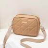 Trendy Embroidered Women's Bag Small Square Bag Single Camera Bag Urban Minimalist Style Shoulder Crossbody Bag