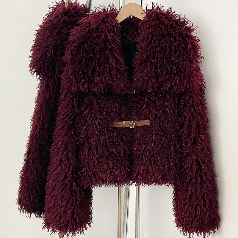 Autumn and Winter New Imitation Fur Coat Women's Short Thickened Fashion Celebrity Style Environmentally Friendly Fur Coat