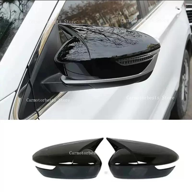 Car  Rearview Side Mirror Cover Fit For  Geely Coolray 2023 2024 2025 Wing Cap Rear View Case Trim Carbon Fiber