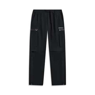CF Adventure Series Solid Color Large Pocket Water-Resistant Loose Straight Leg Knitted Sports Pants Men Pants AYKT827-1