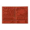 Mizutama Marks Wooden Stamp Set, Flower, MZT-STM2-A