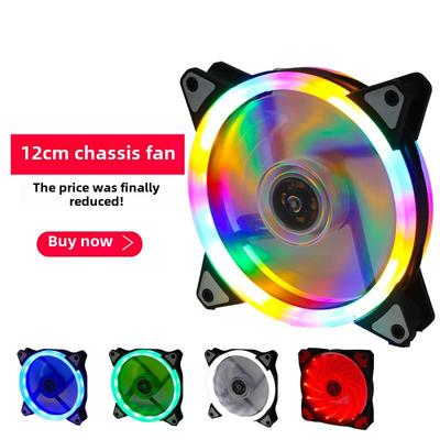 12cm RGB LED Ultra-Tichý Chladicí Ventilátor pro Skříň Stolního Počítače
