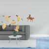 Wooden Bird Wall Art Ornament And Horse Statue Figurines Vintage Crafts Gift for Office Bedroom