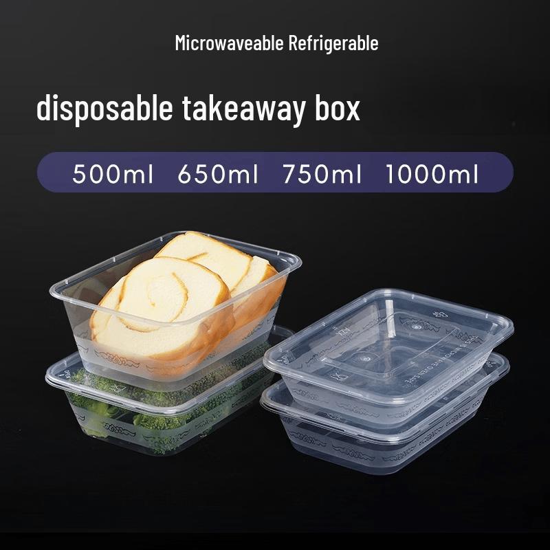 Handun Disposable PP Round Food Bowls 300ml