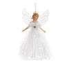 Glitter Christmas Angel Pendant with Shining Wings Hanging Angel Doll  New Year