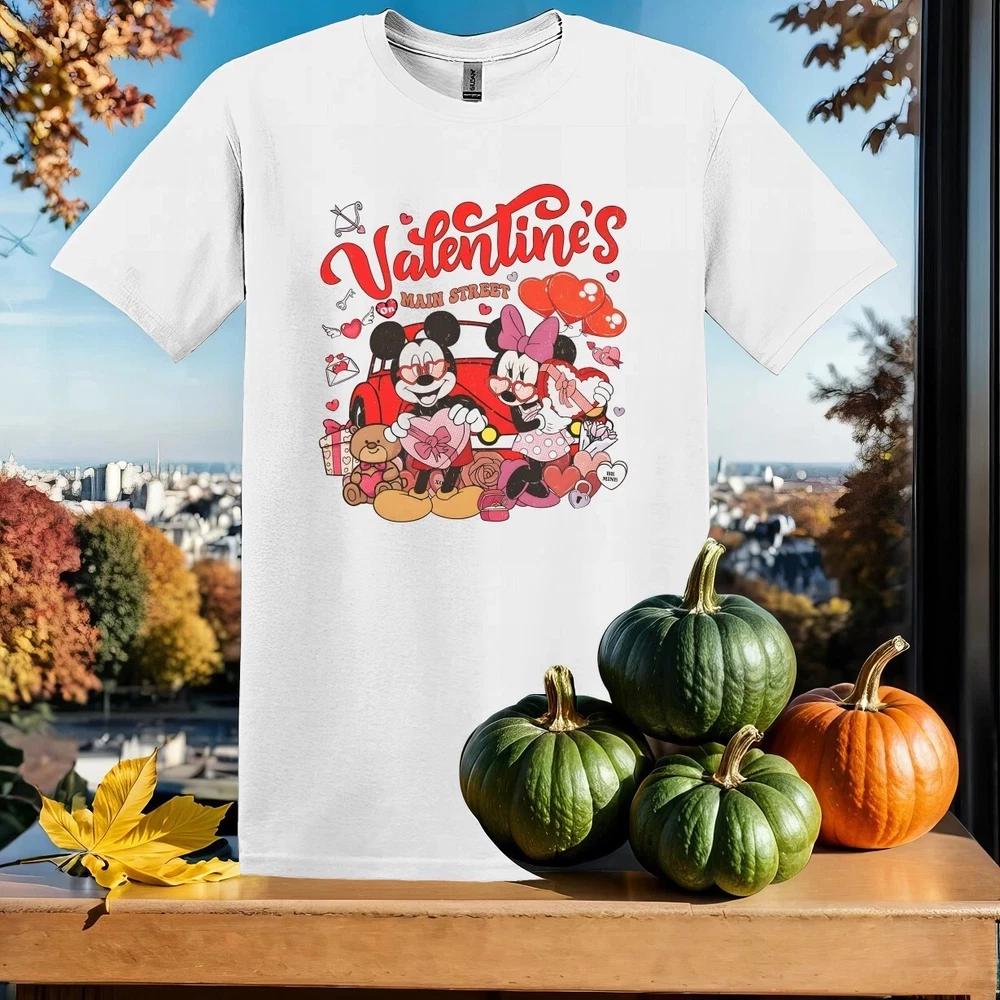 Mickey And Minnie Valentines Tshirt S