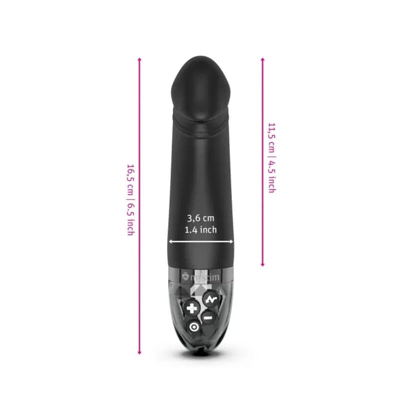Mystim Real Deal Neal Estim Black Electrostimulation Vibrator