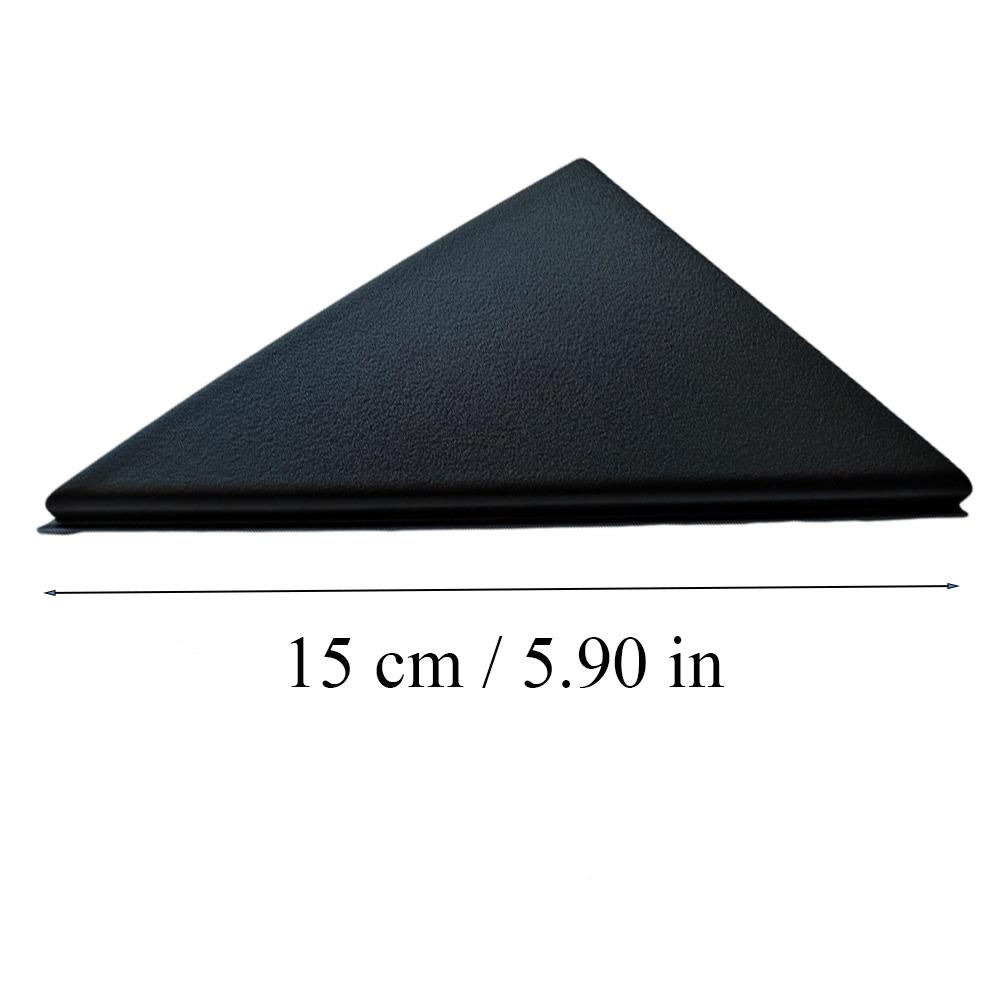 Car Rearview Mirror Triangle Panel Cover for Hyundai Kona 2018 2019 2020 2021 2022 2023 86190-J9000 86180-J9000 Unpainted Black