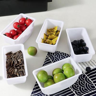 3/4/5/6 Grids Compartmental Seasoning Box Detachable Dust-proof Condiment Box with Lid Plastic Compartment Trays Commercial