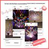 Color-Changing LED New Year Atmosphere Light - Seven-Color Rotating Illuminations