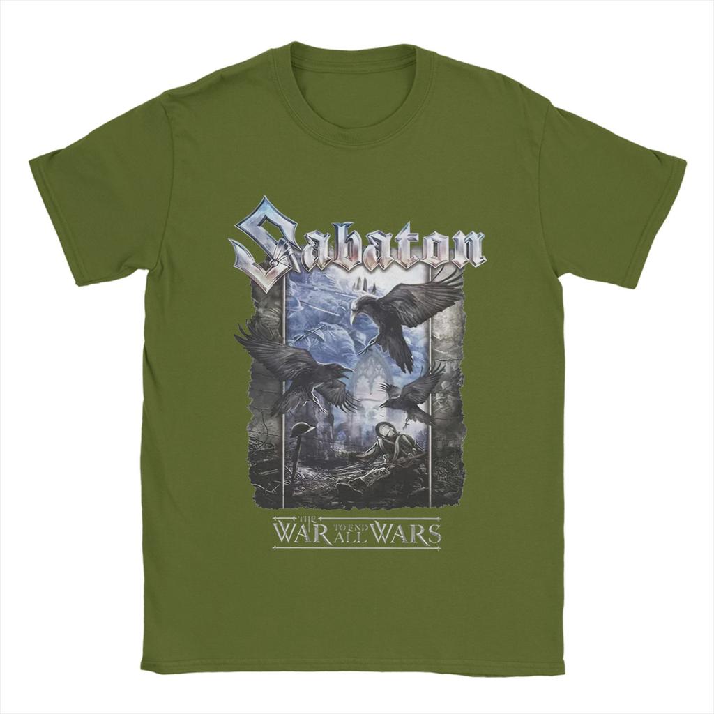 S-Sabatoned The War To End All Wars  Graphic Printing T Shirts for Men Women  100% Cotton  Tee Shirt Clothing