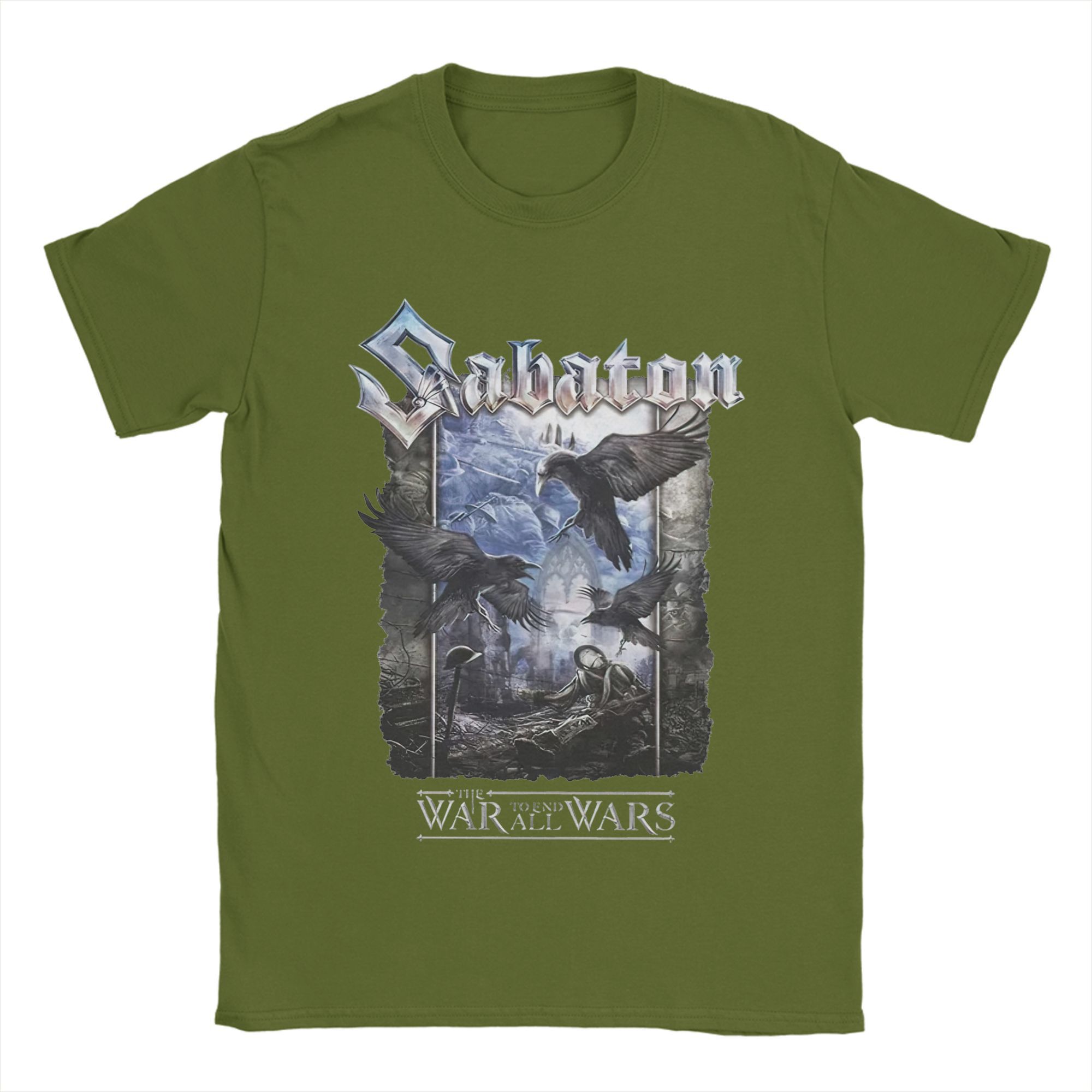 

S-Sabatoned The War to End All Wars Graphic Printing T Shirts for Men Women 100% Cotton Tee Shirt Clothing 4XL