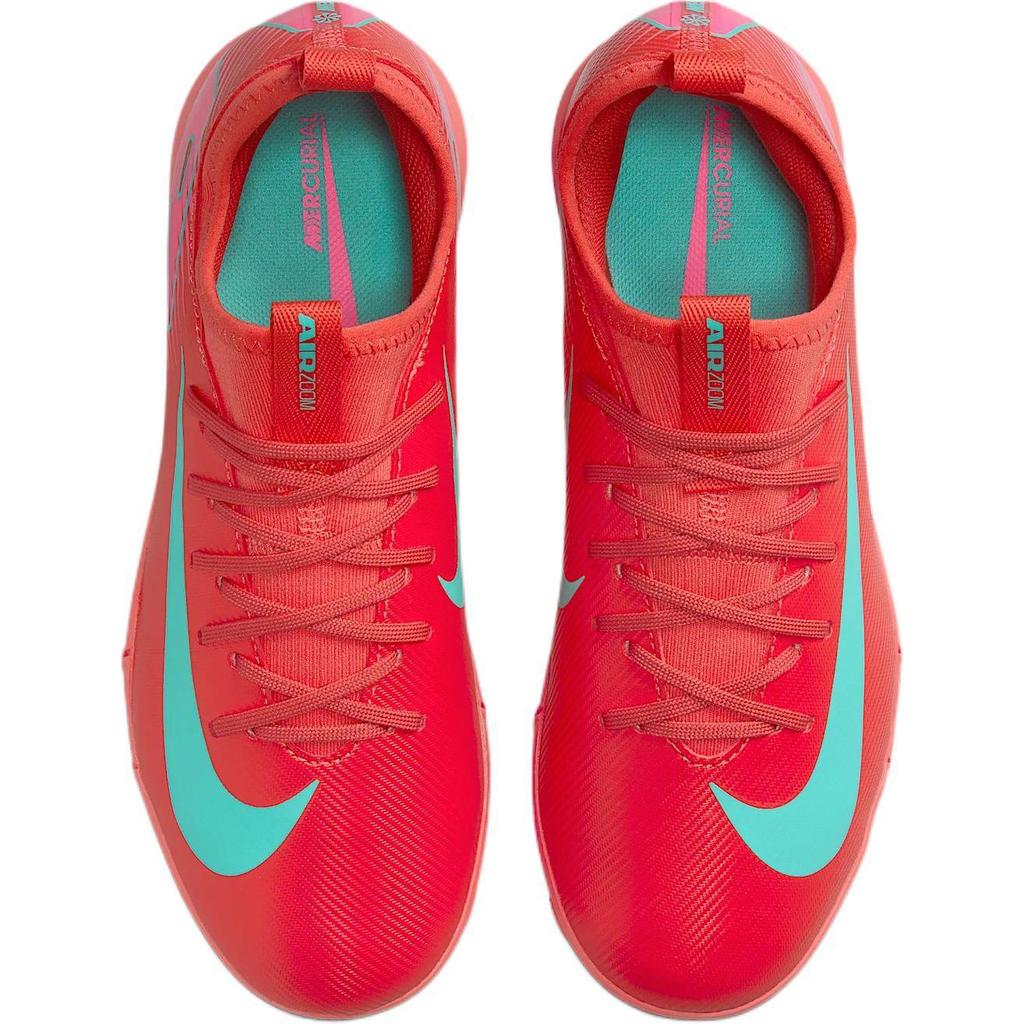 Nike Zoom Mercurial Vapor 16 Academy TF GS Mad Energy Pack Kids Sneakers Red Ember-Glow Aurora-Green FQ8284-800