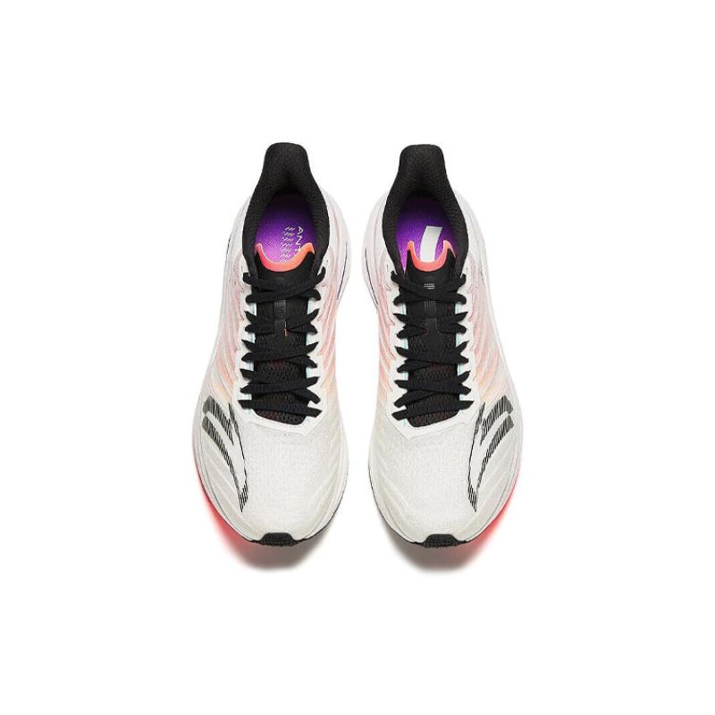 Anta MACH 4.0 Cushioning, Slip Resistant, Rebound Low top Running Shoes Men's Black White Sneakers 112415583-5