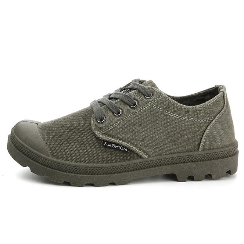 Fashion Brand Mens Canvas Shoes Low Top Cloth Breathable Non-slip Mens Casual Shoes Male Footwear Black Plus Size 45