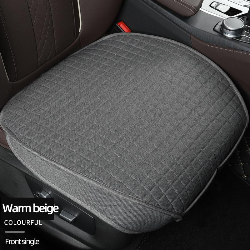 Car Seat Cushion for Front and Back Seat Soft Breathable Four Seasons Universal Car Seat Protector Pad Universal for Most