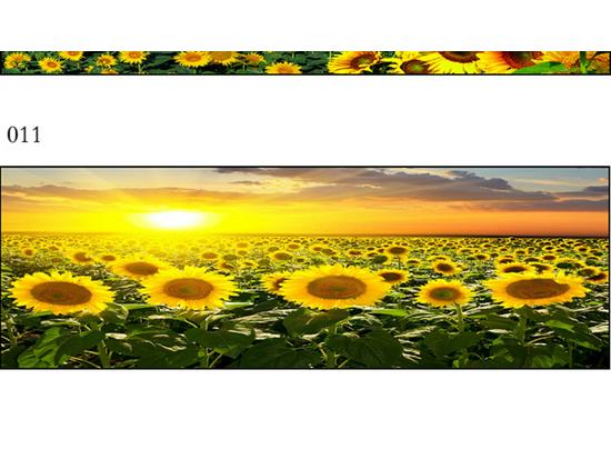 Sunflower Wall Art: Elegant Aluminum Alloy Frame for Living Room Décor