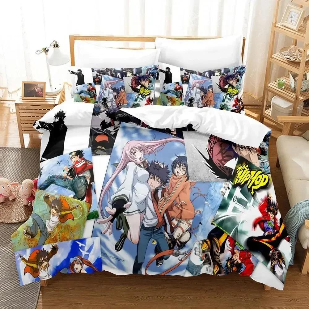 3d Anime Air Gear Beding Set Single Twin Beding Set Printed With Pilowcase Bed Soft Duvet Cover Soft Single Double Quen King-Sized Dimensionsd