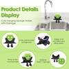 Sponge Holder Plastic Funny Countertop Drip Rack with Sponge Easy Cleaning 3D Printed Sponge Drainage Holder Kitchen Accessories