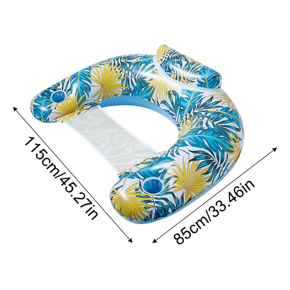 Water Hammock Adult Swim Ring Tube Inflatable Swim Mattress For Adult Swimming Ring Swim Pool Float Water Play Equipment