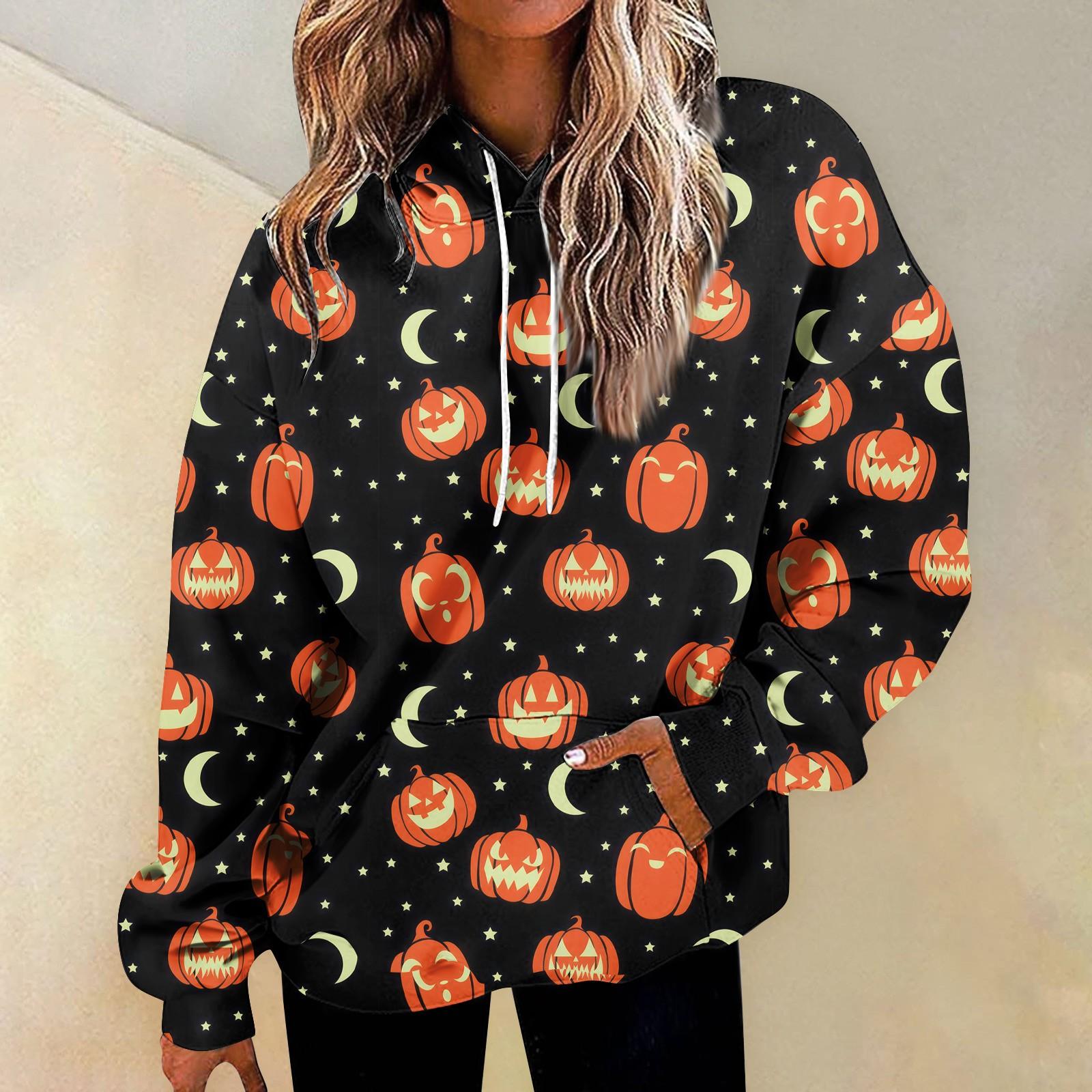 Женская мода повседневная универсальная повседневная толстовка с рисунком повседневная толстовка с длинным рукавом с принтом XL чёрный 1895₽