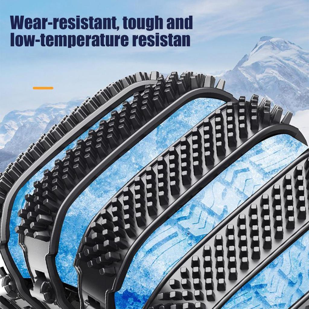 Snow Chains Heavy Duty Anti-Skid Belt 5 Pieces Snow Car Tire Cable Tie For Vehicle Automotive Scooter SUV Sedan Truck Driving