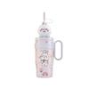 Cartoon Doll Thermos Cup Cute Animal Straw Water Cup Shape Portable Large Capacity Support Mixed Batch Can Be Printed Logo