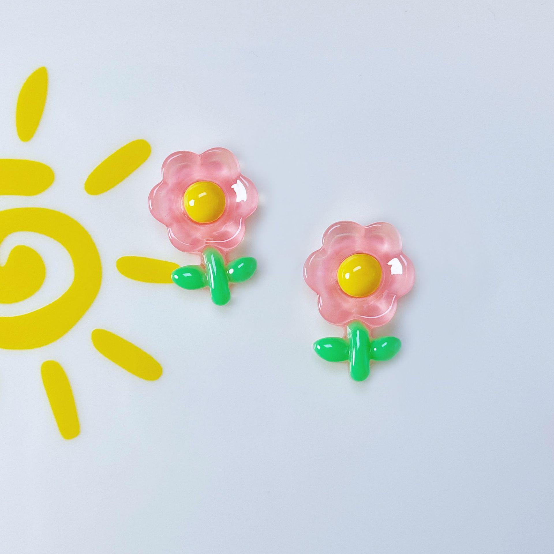 

Набір для виготовлення ювелірних виробів зі смоли Свіжий тюльпан : Чохол для телефону, кремовий клей, нашивка, аксесуари для волосся Flower card 23*15mm рожевий